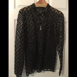 Boutique black jacket,red one atNeimanfor 395.00.